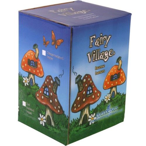 Orange Smoking Toadstool Incense Cone Holder | Inspired Creative Gifts | UK Supplier