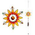 Orange Sunflower Windchime | Inspired Creative Gifts | UK Supplier