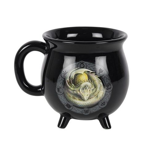 Ostara Colour Changing Cauldron Mug by Anne Stokes | Inspired Creative Gifts | UK Supplier