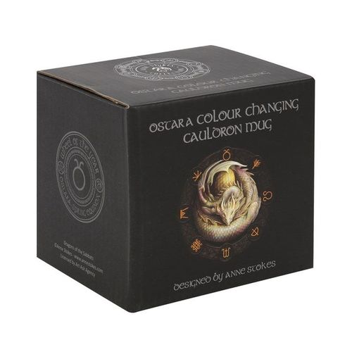 Ostara Colour Changing Cauldron Mug by Anne Stokes | Inspired Creative Gifts | UK Supplier