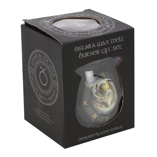 Ostara Wax Melt Burner Gift Set by Anne Stokes | Inspired Creative Gifts | UK Supplier