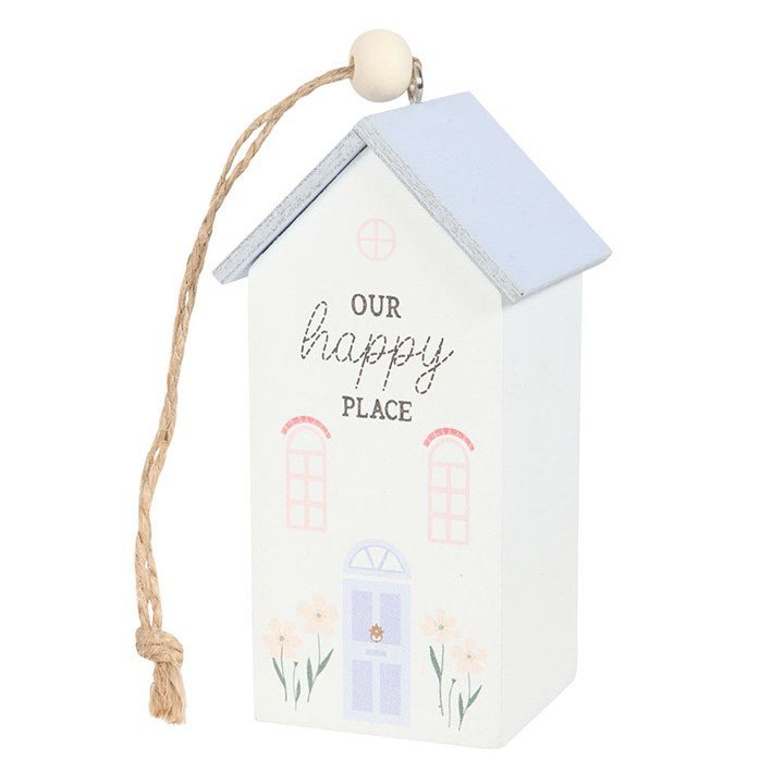 Our Happy Place Hanging House Decoration | Inspired Creative Gifts | UK Supplier