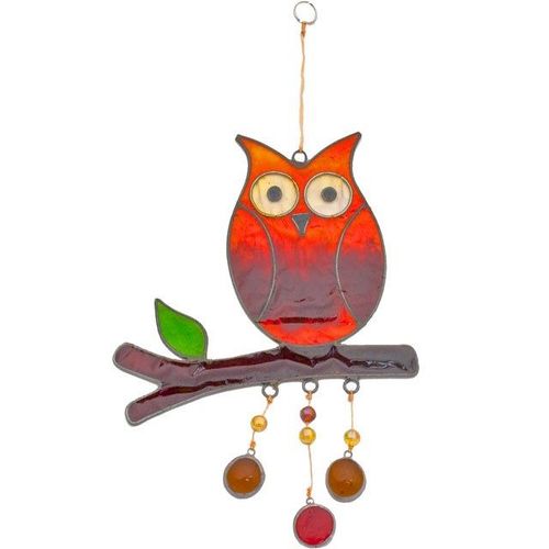 Owl On A Branch Suncatcher | Inspired Creative Gifts | UK Supplier