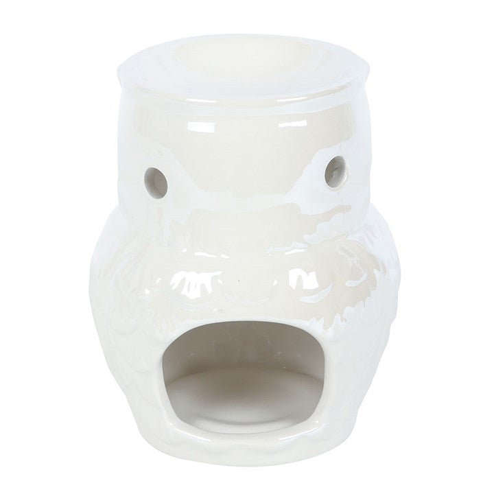 Owl Shaped Iridescent Oil Burner and Wax Warmer | Inspired Creative Gifts | UK Supplier