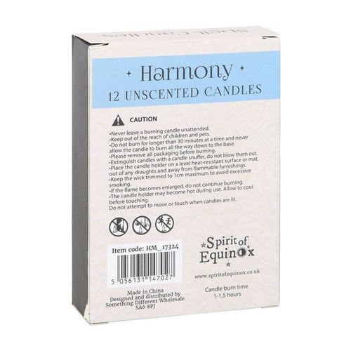 Pack of 12 Harmony Spell Candles | Inspired Creative Gifts | UK Supplier