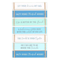 Pack of 6 Nautical Block Signs | Inspired Creative Gifts | UK Supplier