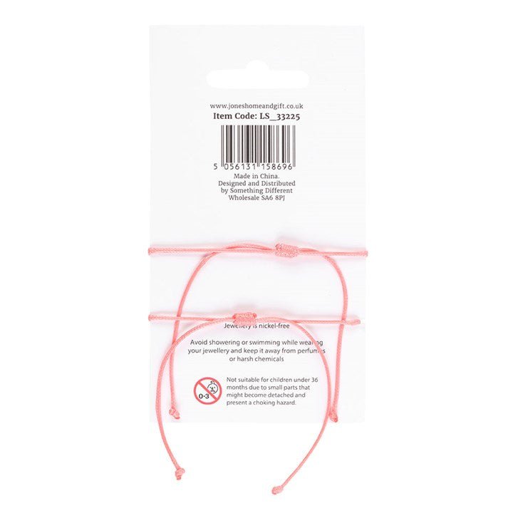 Pair of Besties Enamel Heart Charm Bracelets | Inspired Creative Gifts | UK Supplier