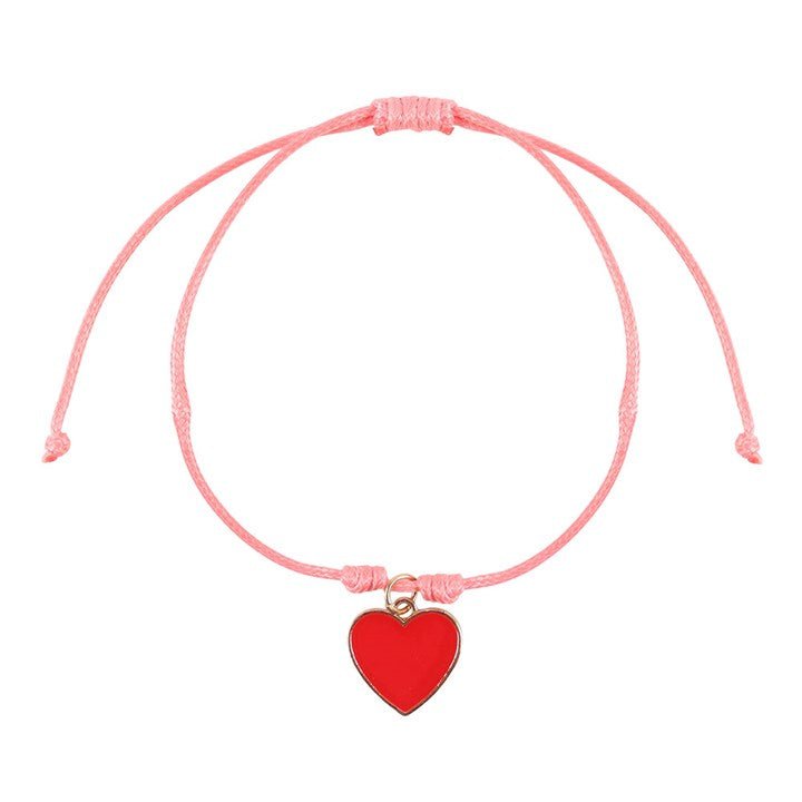 Pair of Besties Enamel Heart Charm Bracelets | Inspired Creative Gifts | UK Supplier