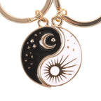 Pair of Yin Yang Best Friend Keyrings | Inspired Creative Gifts | UK Supplier