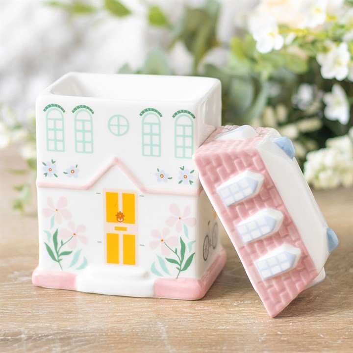 Pastel House Oil Burner and Wax Warmer | Inspired Creative Gifts | UK Supplier
