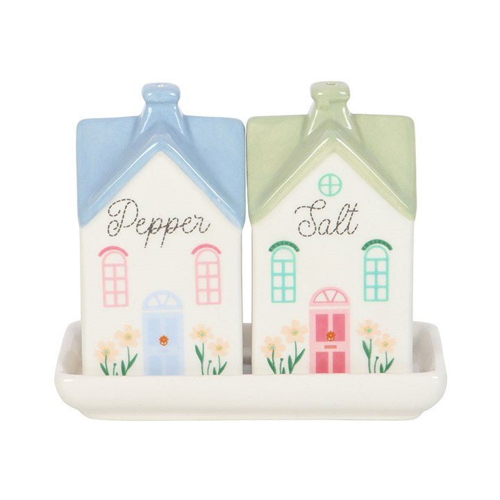 Pastel House Salt and Pepper Shakers | Inspired Creative Gifts | UK Supplier