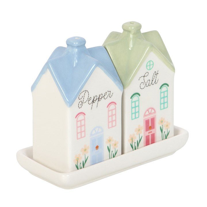Pastel House Salt and Pepper Shakers | Inspired Creative Gifts | UK Supplier