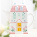Pastel House Shaped Teapot | Inspired Creative Gifts | UK Supplier