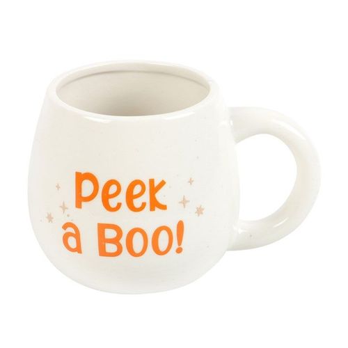 Peekaboo Ghost Rounded Mug | Inspired Creative Gifts | UK Supplier