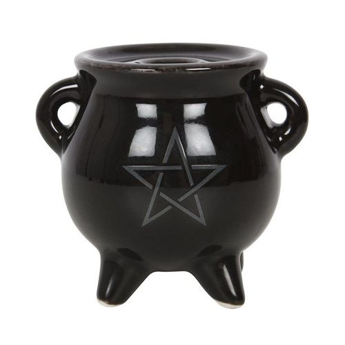 Pentagram Cauldron Ceramic Incense Holder | Inspired Creative Gifts | UK Supplier