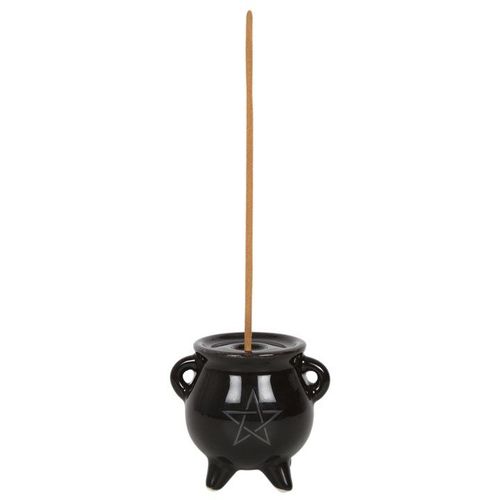 Pentagram Cauldron Ceramic Incense Holder | Inspired Creative Gifts | UK Supplier