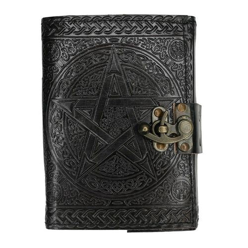 Pentagram Leather Journal | Inspired Creative Gifts | UK Supplier
