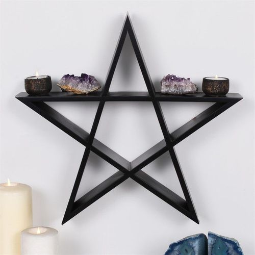 Pentagram Wall Shelf | Inspired Creative Gifts | UK Supplier