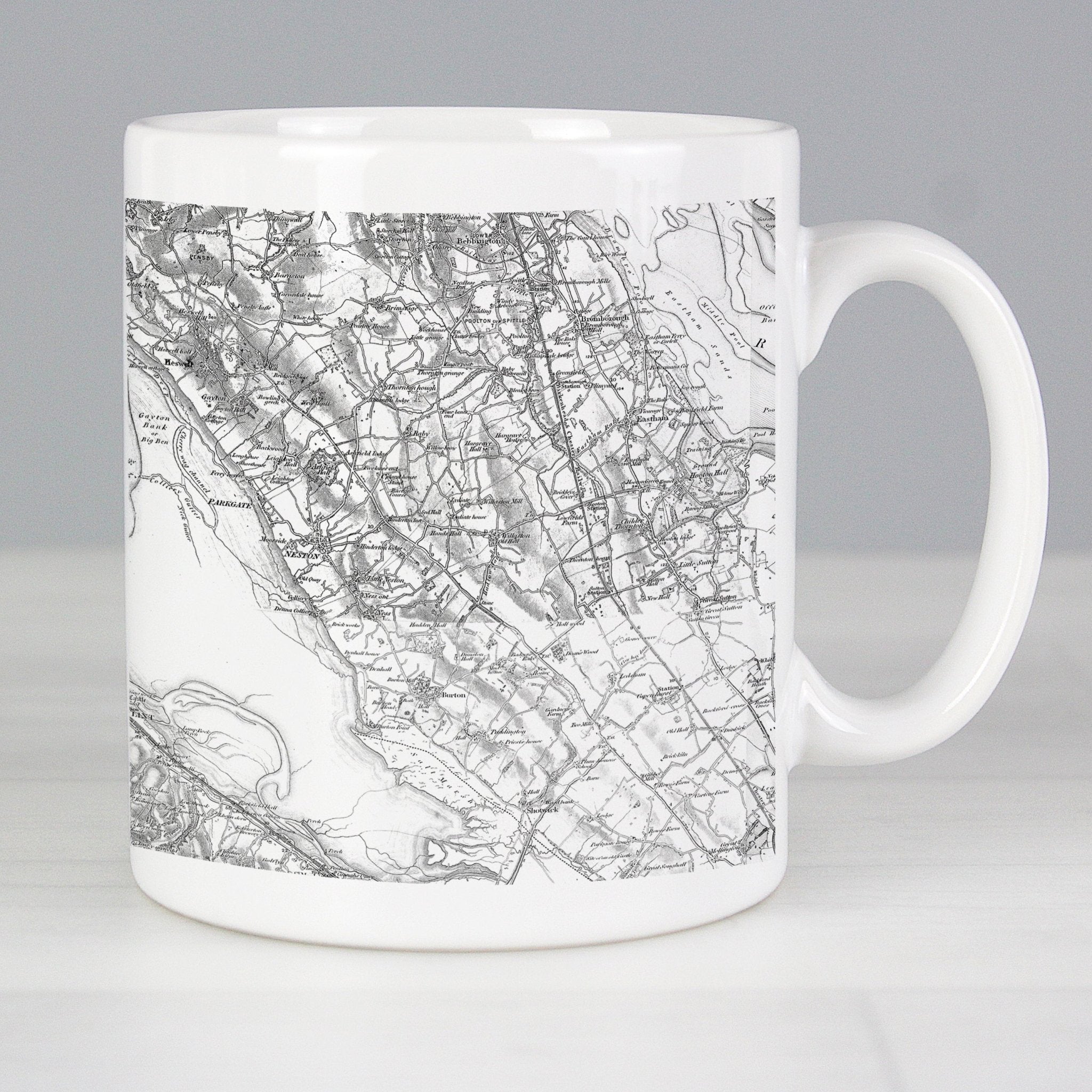 Personalised 1805 - 1874 Old Series Map Mug | Inspired Creative Gifts | UK Supplier