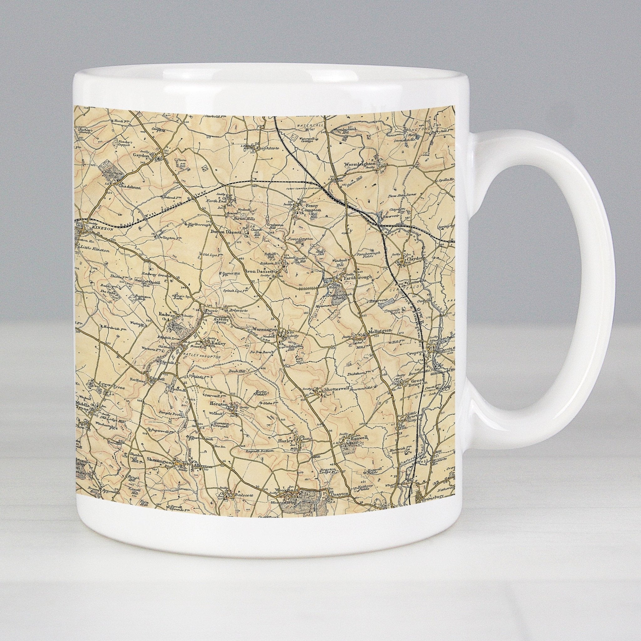 Personalised 1896 - 1904 Revised New Map Mug | Inspired Creative Gifts | UK Supplier