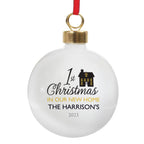 Personalised 1st Christmas in Our New Home Bauble | Inspired Creative Gifts | UK Supplier