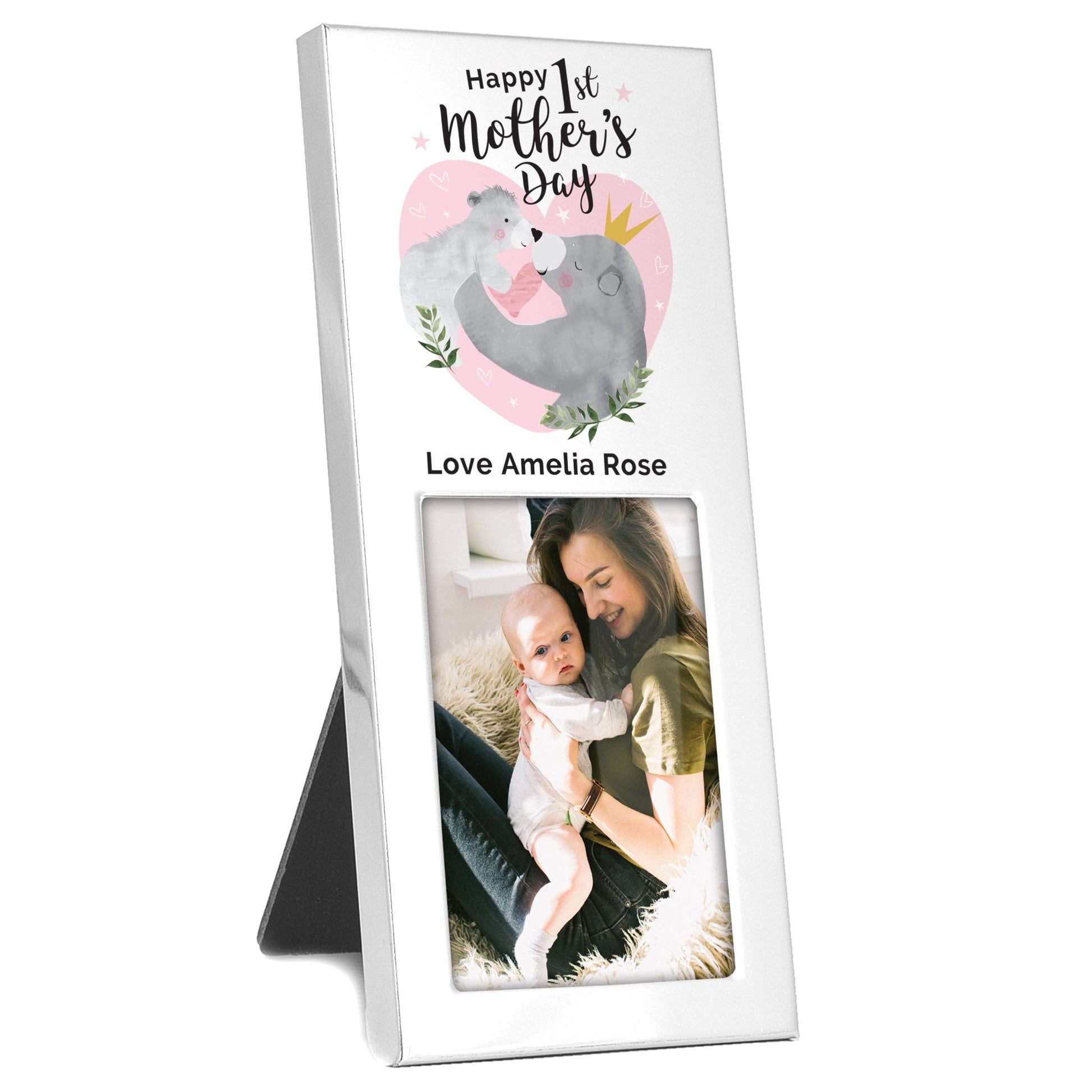 Personalised 1st Mothers Day Mama Bear 2x3 Photo Frame | Inspired Creative Gifts | UK Supplier