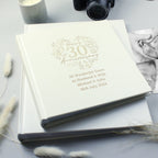 Personalised 30th Pearl Wedding Anniversary Photo Album | Inspired Creative Gifts | UK Supplier