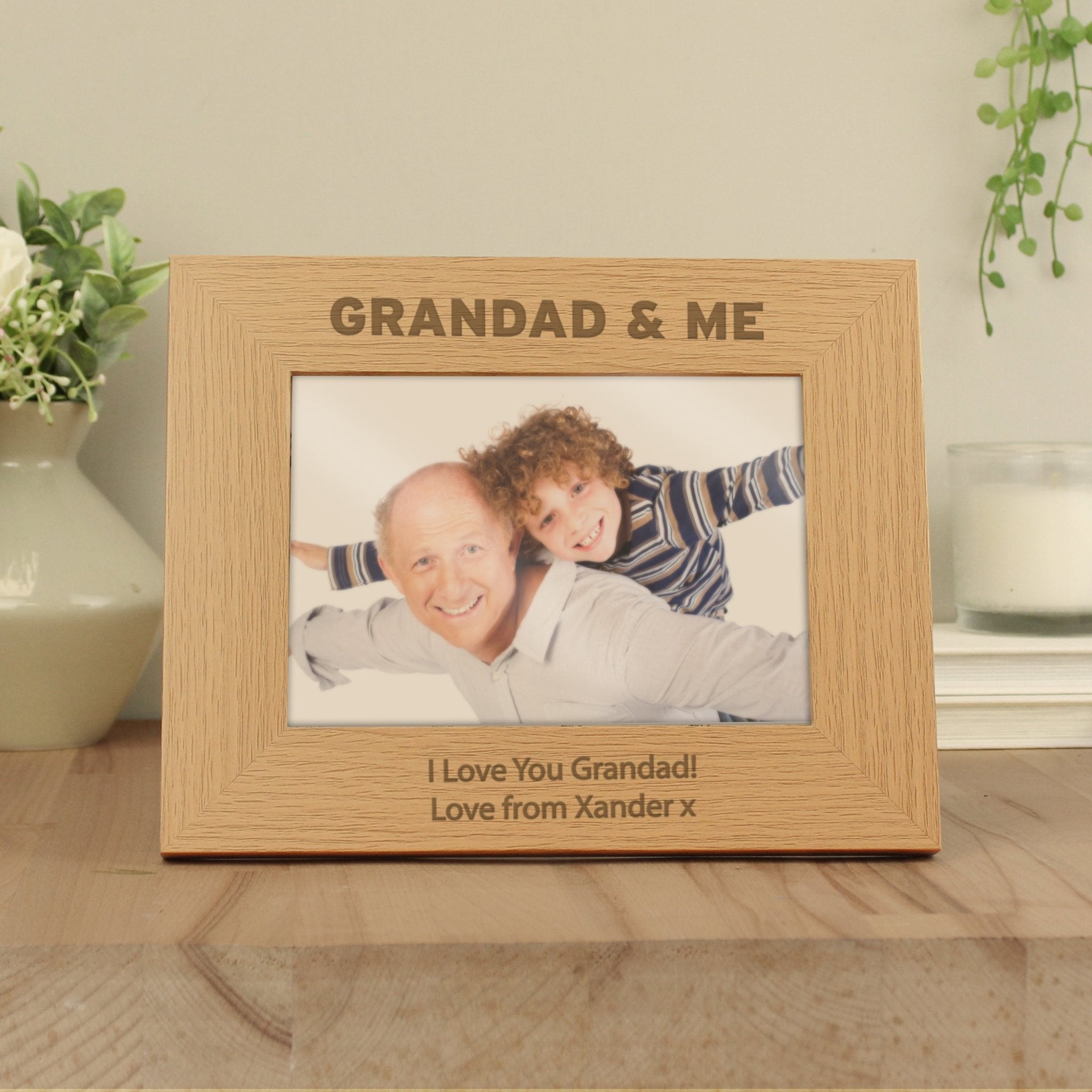 Personalised 5x7 Grandad & Me Photo Frame | Inspired Creative Gifts | UK Supplier