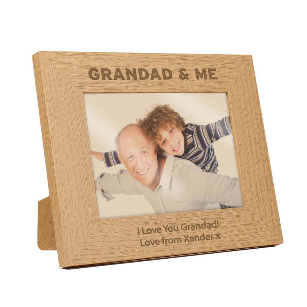 Personalised 5x7 Grandad & Me Photo Frame | Inspired Creative Gifts | UK Supplier