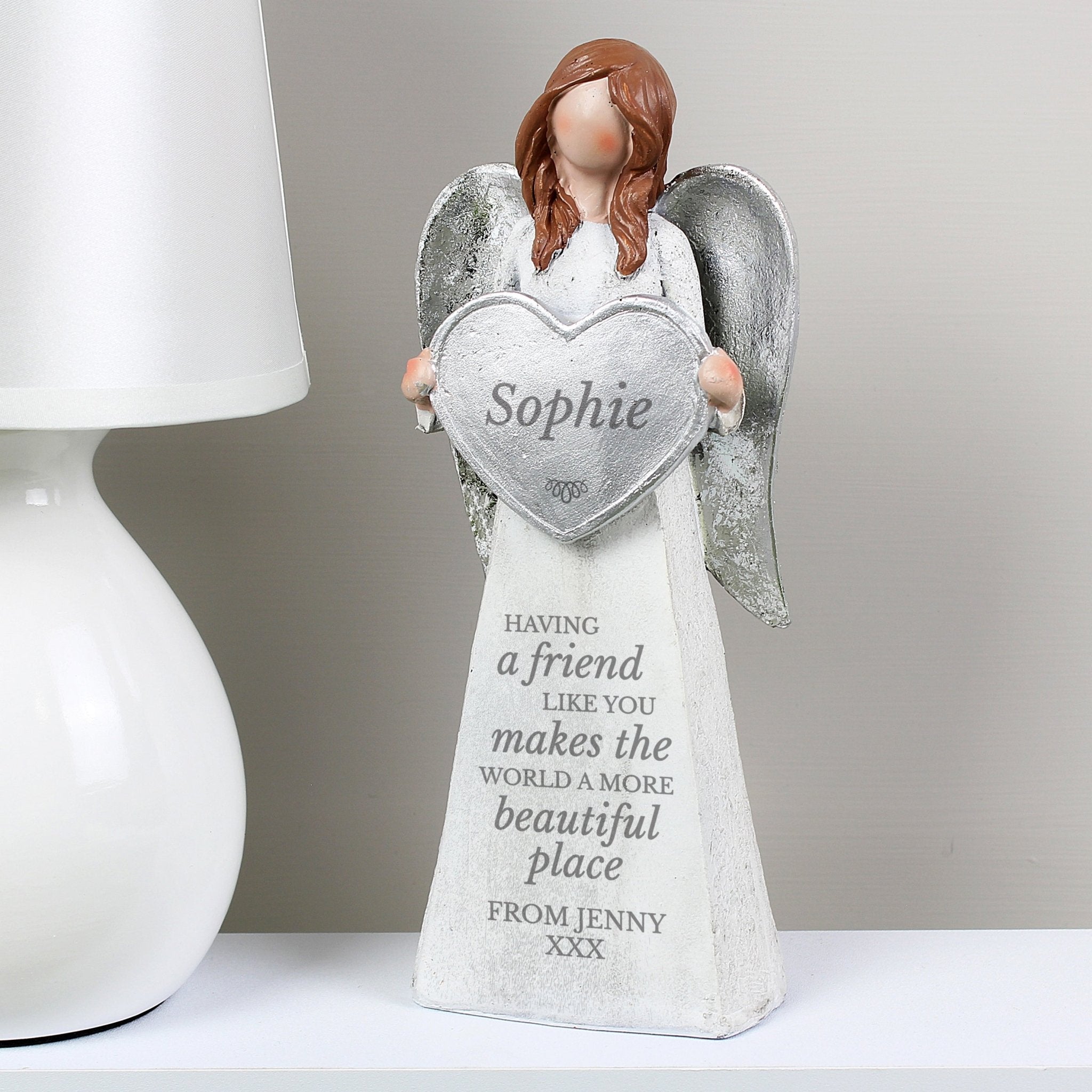 Personalised A Friend Like You Angel Ornament | Inspired Creative Gifts | UK Supplier
