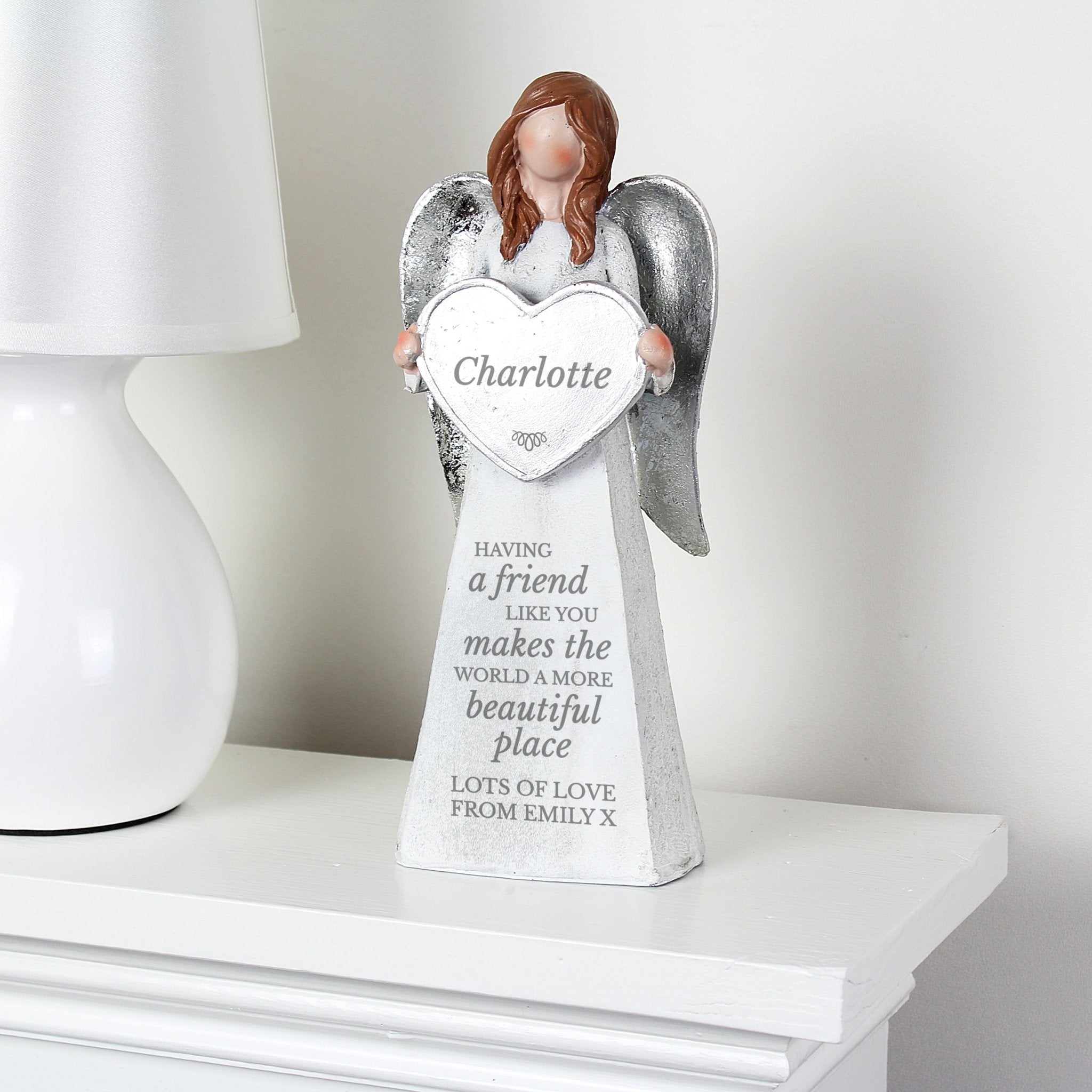 Personalised A Friend Like You Angel Ornament | Inspired Creative Gifts | UK Supplier
