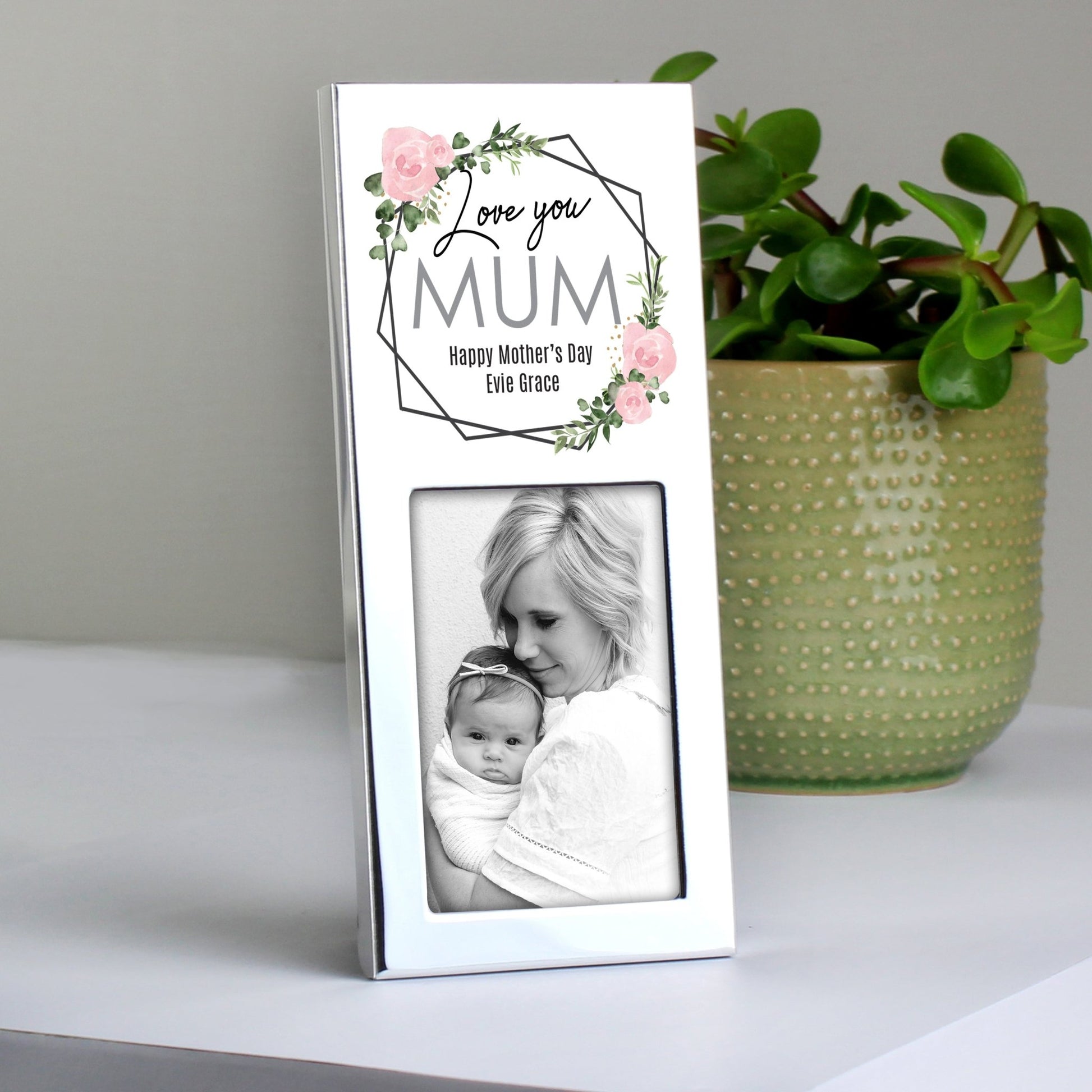 Personalised Abstract Rose 2x3 Photo Frame | Inspired Creative Gifts | UK Supplier