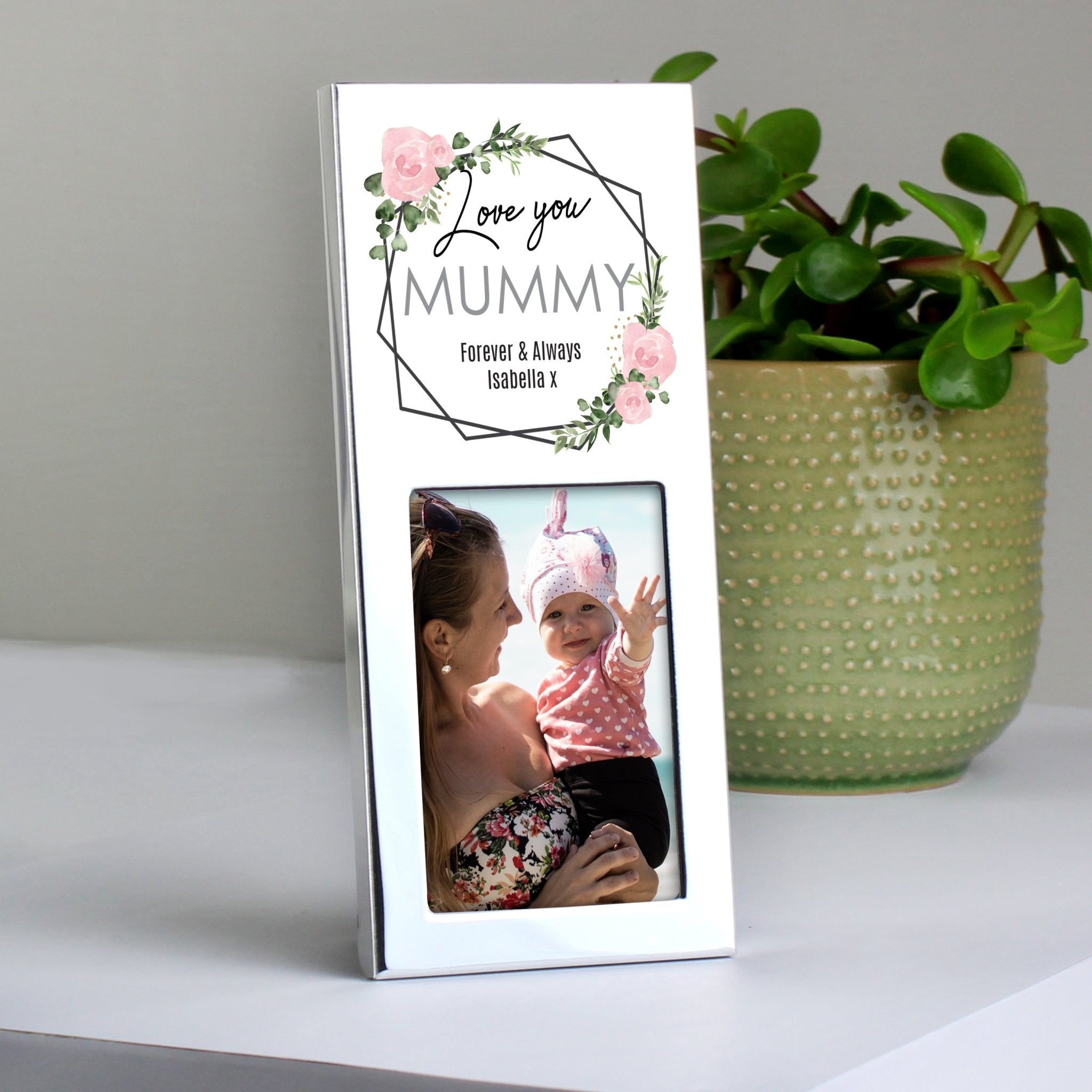 Personalised Abstract Rose 2x3 Photo Frame | Inspired Creative Gifts | UK Supplier