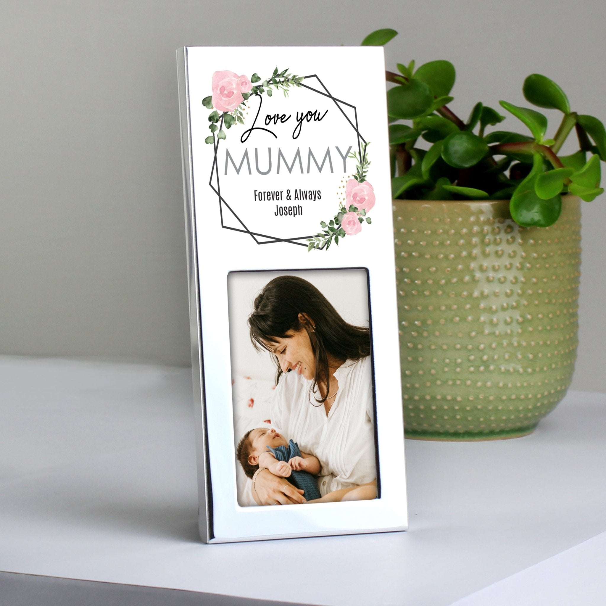 Personalised Abstract Rose 2x3 Photo Frame | Inspired Creative Gifts | UK Supplier