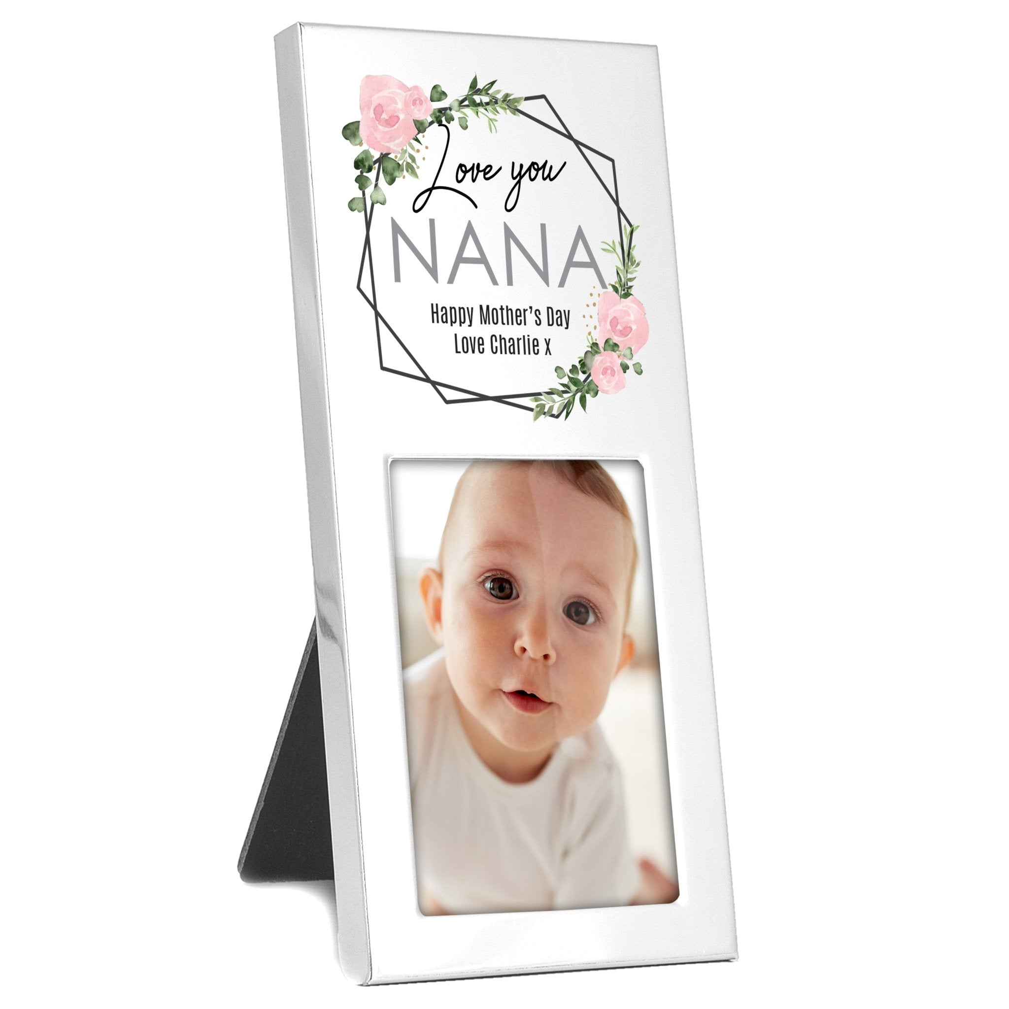 Personalised Abstract Rose 2x3 Photo Frame | Inspired Creative Gifts | UK Supplier