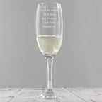 Personalised Any Message Prosecco Flute | Inspired Creative Gifts | UK Supplier