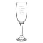 Personalised Any Message Prosecco Flute | Inspired Creative Gifts | UK Supplier