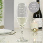 Personalised Any Message Prosecco Flute | Inspired Creative Gifts | UK Supplier