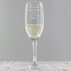 Personalised Any Message Prosecco Flute | Inspired Creative Gifts | UK Supplier