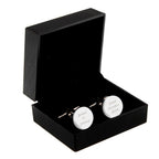 Personalised Any Message Round Cufflinks | Inspired Creative Gifts | UK Supplier