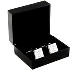 Personalised Any Message Square Cufflinks - 3 lines | Inspired Creative Gifts | UK Supplier