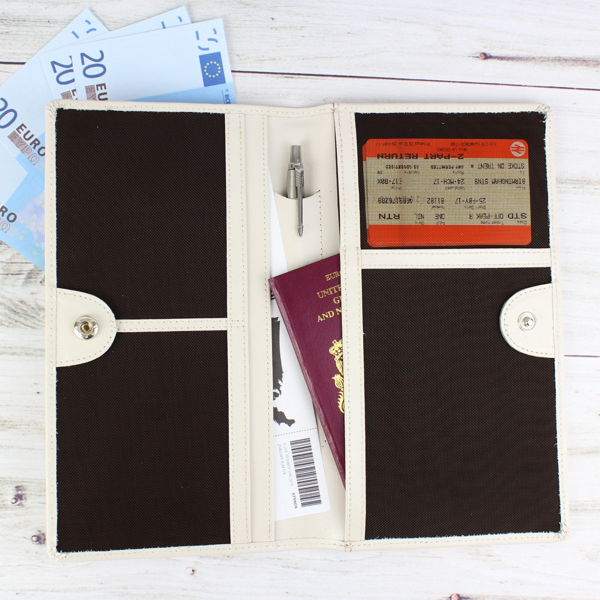 Personalised Any Message Travel Document Holder | Inspired Creative Gifts | UK Supplier