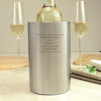 Personalised Any Message Wine Cooler | Inspired Creative Gifts | UK Supplier