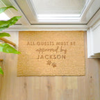 Personalised Approved By The Pet Rectangle Indoor Doormat | Inspired Creative Gifts | UK Supplier