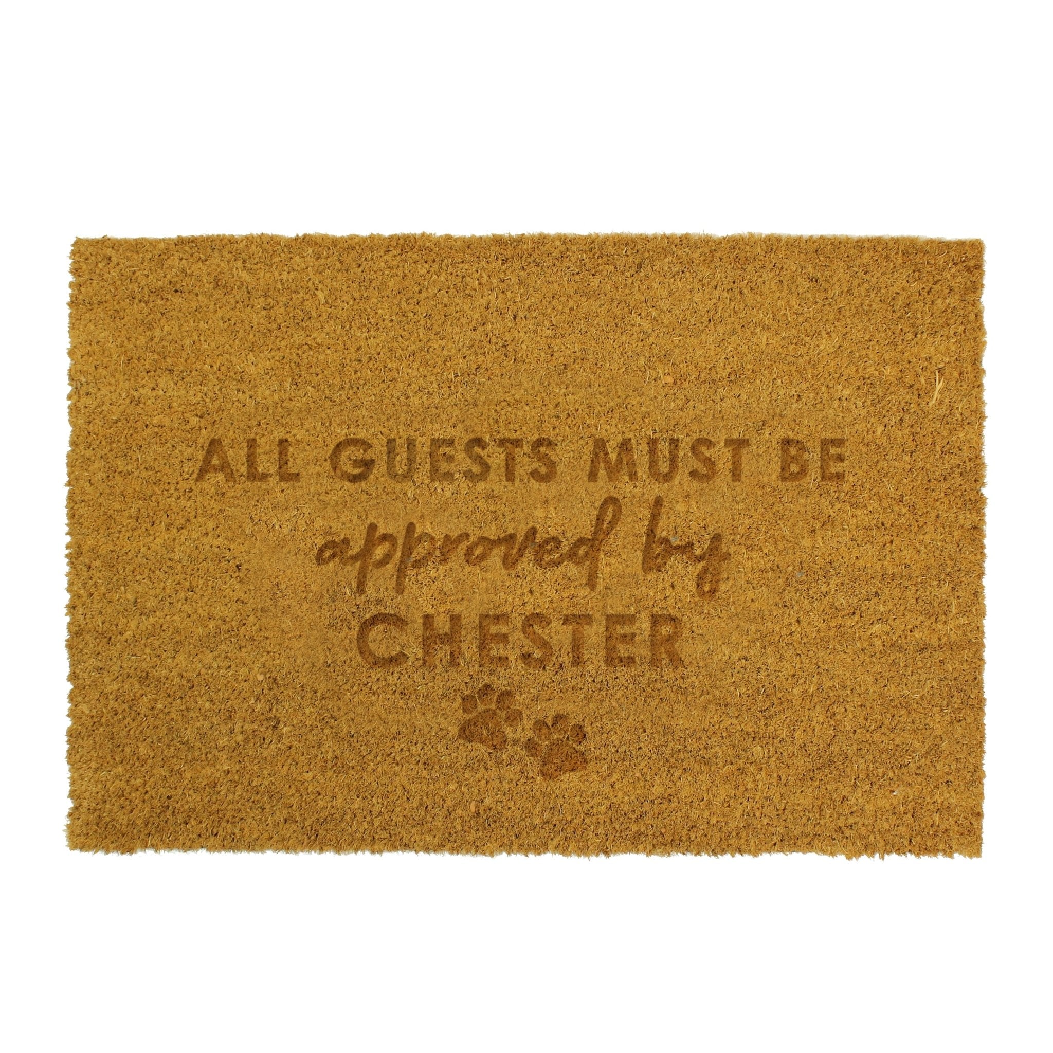 Personalised Approved By The Pet Rectangle Indoor Doormat | Inspired Creative Gifts | UK Supplier