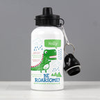 Personalised 'Be Roarsome' Dinosaur Drinks Bottle | Inspired Creative Gifts | UK Supplier