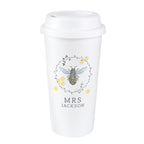 Personalised Bee Insulated Travel Cup | Inspired Creative Gifts | UK Supplier