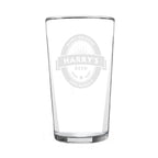 Personalised Beer Label Pint Glass | Inspired Creative Gifts | UK Supplier