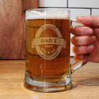 Personalised Beer Label Pint Stern Tankard | Inspired Creative Gifts | UK Supplier