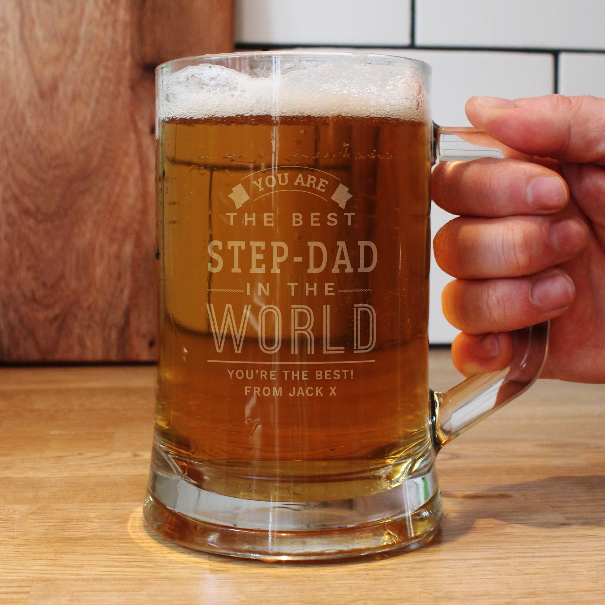 Personalised Best in The World Pint Stern Tankard | Inspired Creative Gifts | UK Supplier